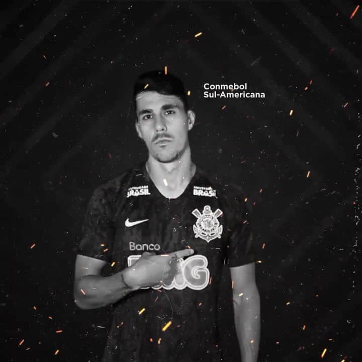 のインスタグラム：「Que Deus nos abençoe e nos proteja! Hoje é dia de @corinthians! @sulamericana! #VaiCorinthians ⚫️⚪️」