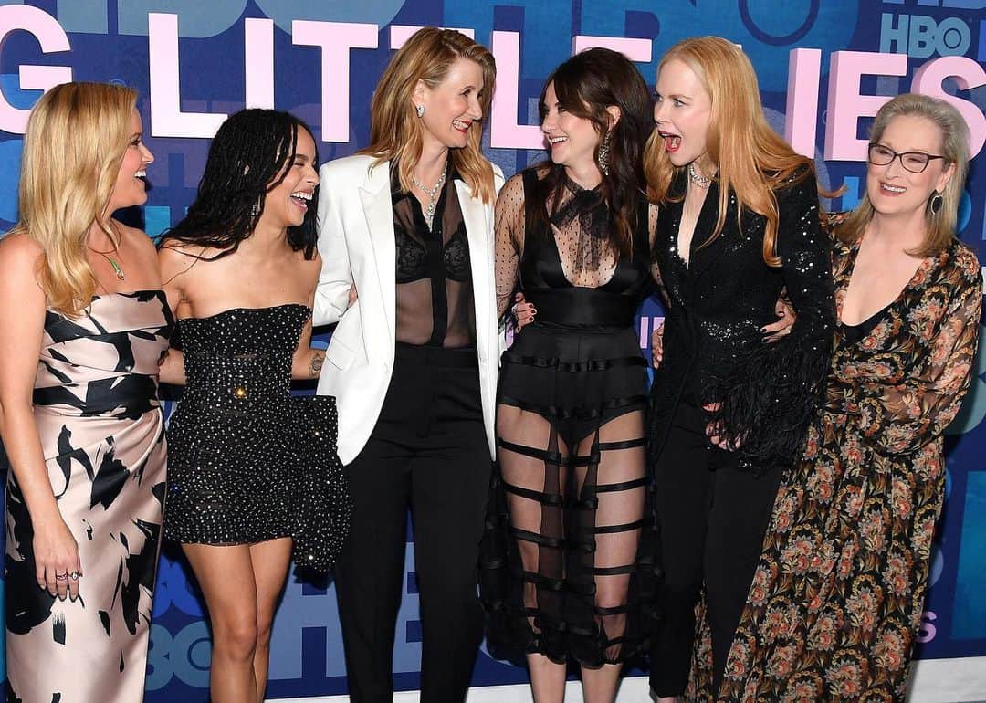 E! Onlineさんのインスタグラム写真 - (E! OnlineInstagram)「Our boss hates when we do this caption, but they’re no pun! It’s no (Big Little) Lie: The ladies of Monterey are BACK and a lot happened at last night’s #BLL premiere carpet...mainly, the kids stole the show. (Sorry Meryl.)😉 (📷: Getty Images)」5月31日 0時27分 - enews