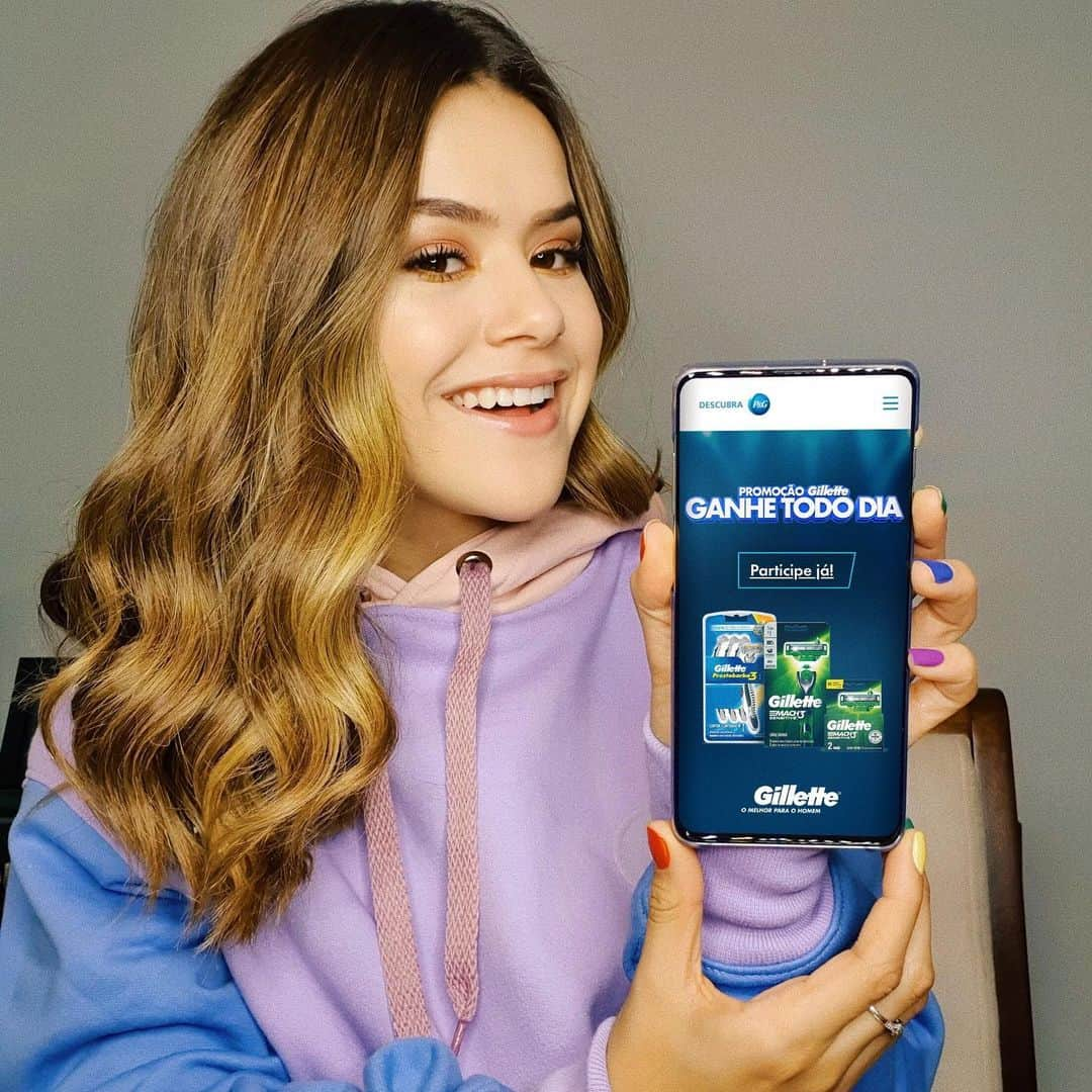 Maisa Silvaさんのインスタグラム写真 - (Maisa SilvaInstagram)「gente, quem aí já tá cadastrado na promoção Gillette Ganhe Todo Dia? O melhor é que além de ganhar bônus para celular você também concorre a vários prêmios incríveis! 💙 Quer saber como participar? É só acessar www.promogillette.com.br e acompanhar as novidades da @gillette_brasil #ad #EmbaixadoraGilletteVenus」5月31日 0時33分 - maisa