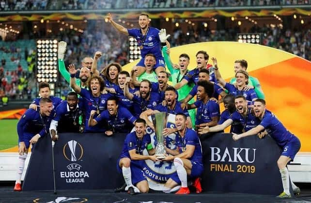 ジョン・テリーさんのインスタグラム写真 - (ジョン・テリーInstagram)「Congratulations @chelseafc 🏆💙⚽️ See you soon 🏆💜⚽️」5月31日 1時01分 - johnterry.26