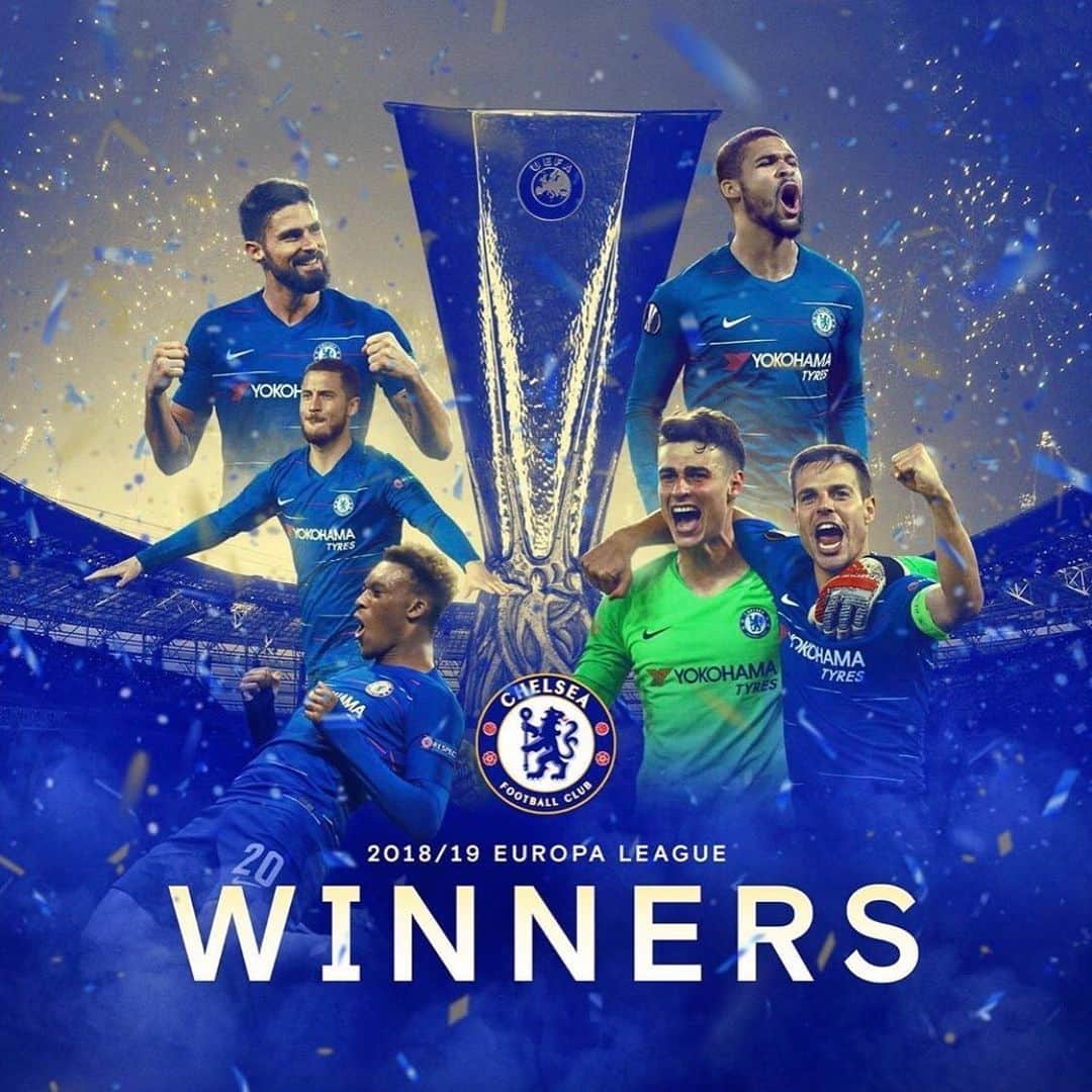 フェルナンド・トーレスのインスタグラム：「Congratulations to @chelseafc on winning @europaleague again!! Great memories 😉」