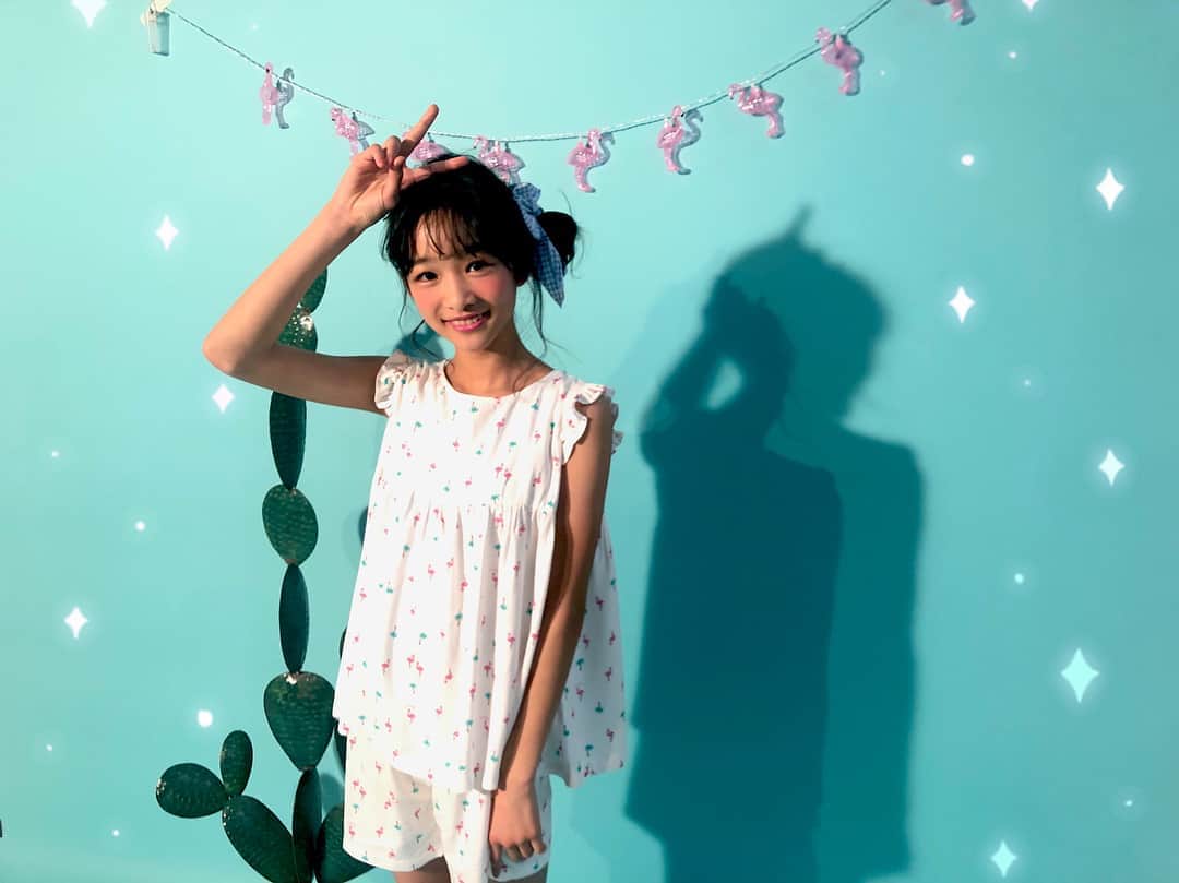 ニコ☆プチのインスタグラム：「🌴.°🌵 毎日あっちぃねぇ😵😵 みんな体調崩さないように気をつけてねΣ(-᷅_-᷄๑)☀︎☀︎ . . パジャマも衣替えの季節🤩 @laceeq_official  #ラシークパジャマかわいい #若いのにしっかりしてるあやか先生 #サボテンwithちゃま #遊んでてカメラに気づかないるきさんとゆなさん #中山あやか #丸山真亜弥  #関谷瑠紀  #高比良由菜」