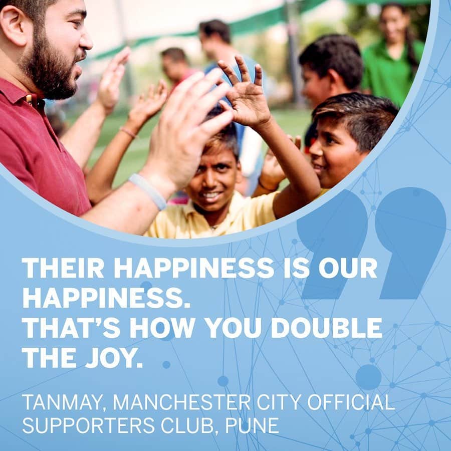 マンチェスター・シティFCさんのインスタグラム写真 - (マンチェスター・シティFCInstagram)「Their happiness is our happiness 😊⁣⁣⁣ ⁣ Vote for Tanmay in our #SAPManCityHeroes competition ⁣⁣ ⁣⁣⁣ #mancity」5月30日 19時33分 - mancity