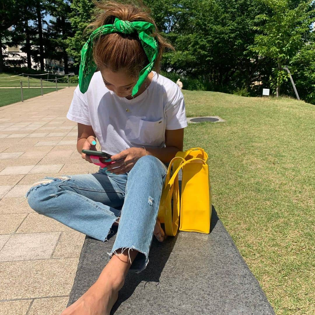 マイコ さんのインスタグラム写真 - (マイコ Instagram)「* いろいろなついろのひ。 ・ ・ ・ ・ #ビタミンカラー#fashion#casual#summer」5月30日 19時29分 - maicorori