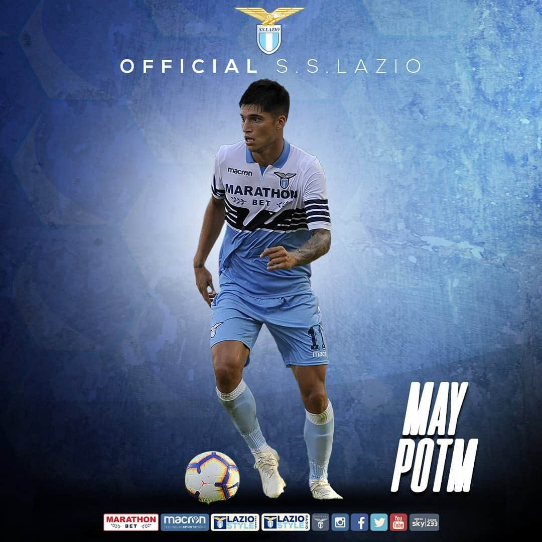 SSラツィオさんのインスタグラム写真 - (SSラツィオInstagram)「🥇 Congratulations to @tucucorrea, who has been named #SSLazio POTM from May!  #CMonEagles 🦅」5月31日 1時39分 - official_sslazio