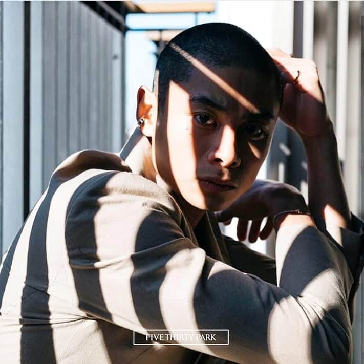 倉岡晋也のインスタグラム：「Work ✓ New summer visual @fivethirtypark Shot @eeeeeeeno feat @iamyoooooooooo thanks a lot creative director @ryunosuke_aoyagi Style and art direction me」