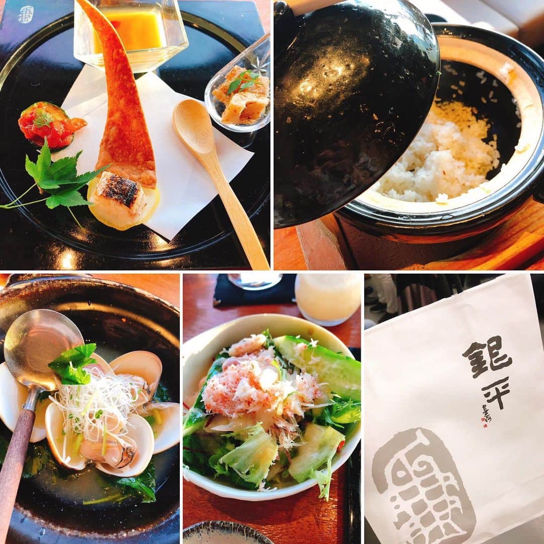 のインスタグラム：「#銀平  #神戸を思い出して思わず銀平がいい！ってワガママ言う😆 #鯛めし 今日の夕飯は #恵比寿 #ガーデンプレイス  にある銀平に行ってきました❤️ 鯛めし余ったらお土産に持たせてくれるしここの店員さんが #菅田将暉 に本当に似ていました！ 相変わらず美味しくて幸せでした❤️ ご馳走様でした！また行きます🙋‍♀️」
