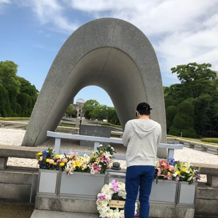 三木道三さんのインスタグラム写真 - (三木道三Instagram)「平和記念公園 久しぶりに来た 向こうに原爆ドームが見えるんやな」5月30日 22時34分 - dozan11