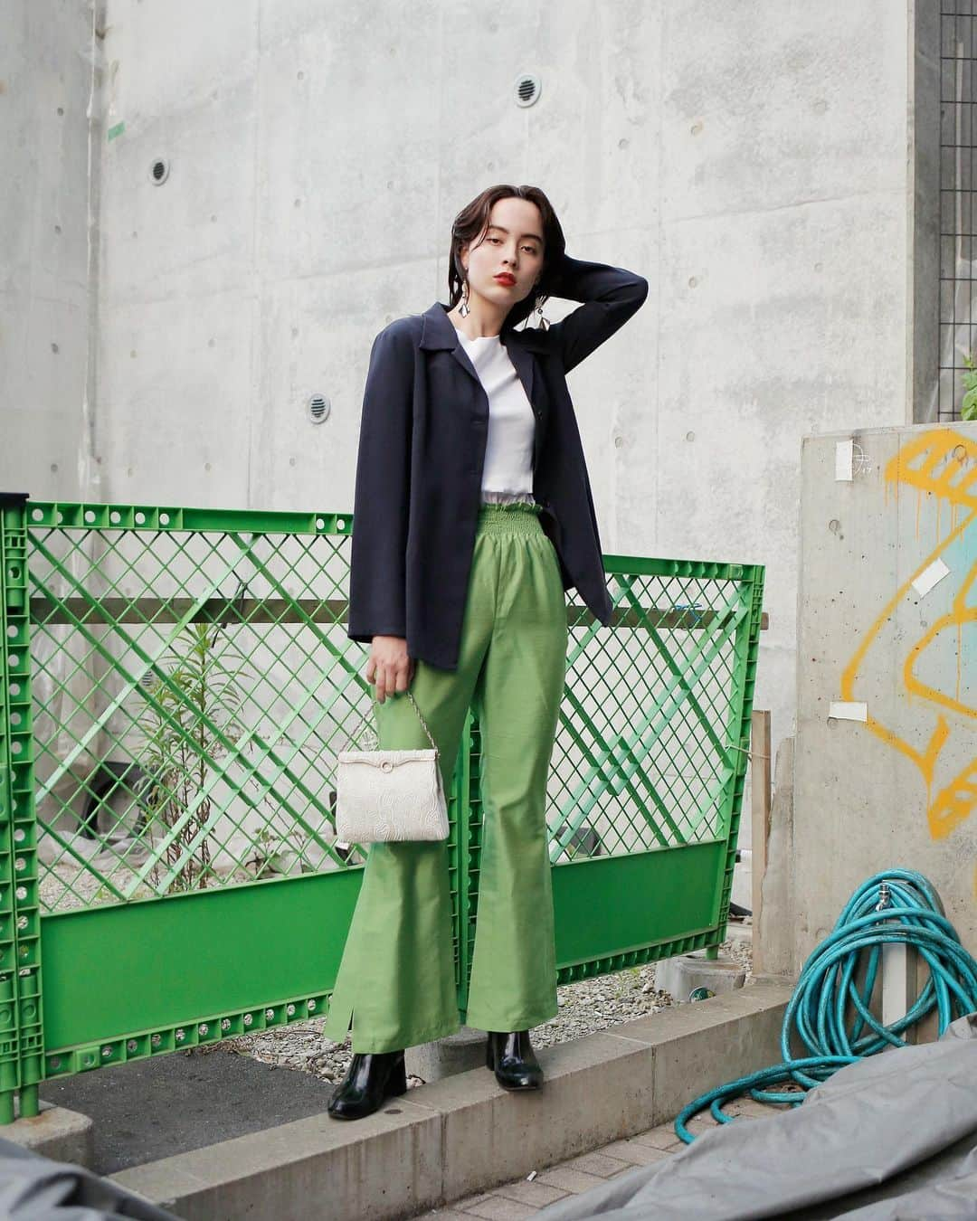 Droptokyoさんのインスタグラム写真 - (DroptokyoInstagram)「TOKYO STREET STYLE Name: @miiyaaaa23  #streetstyle#droptokyo#tokyo#japan#streetscene#streetfashion#streetwear#streetculture#fashion#shibuya#ファッション Photography: @abeasamidesu」5月30日 22時39分 - drop_tokyo