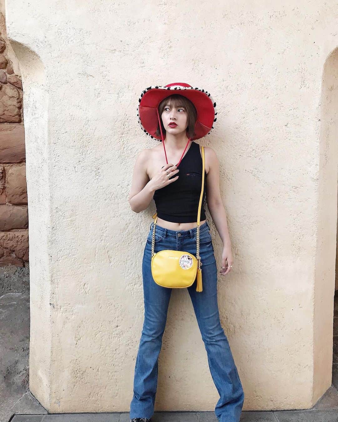 えなちぃさんのインスタグラム写真 えなちぃinstagram ディズニー私服 H Mの激安パンツ やっぱりかわいい ディズニーコーデ 155cmコーデ 5月30日 22時46分 Enachan Jp