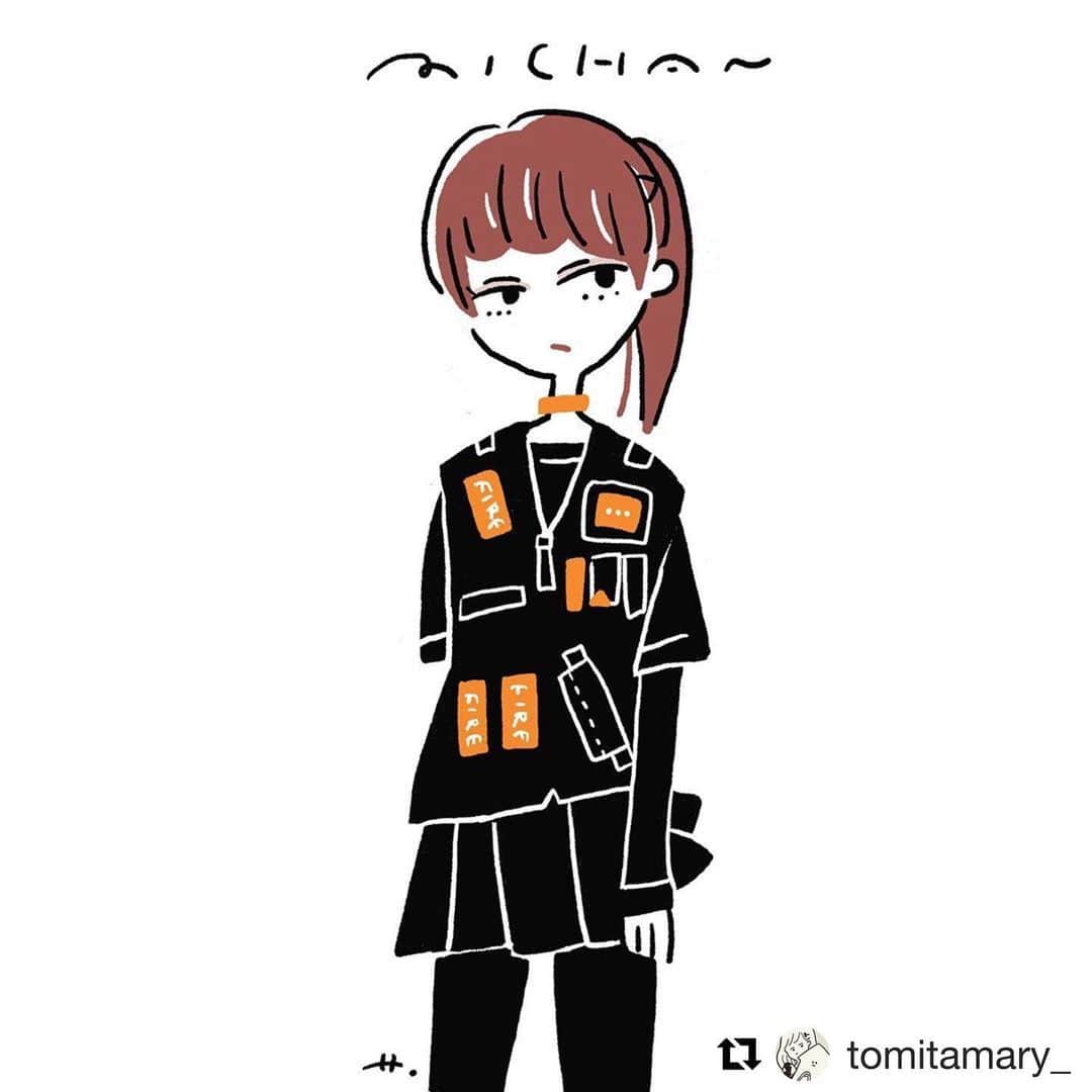 のインスタグラム：「❤️❤️❤️ ・ #Repost @tomitamary_ ・・・ 🐝 . . . . #illust #illustration #paint #painting #drawing #artwork #illustgram #イラスト #イラストレーション #ラクガキ #落書き #ドローイング #絵 #お絵かき #絵描きさんと繋がりたい #絵が上手くなりたい #イラストグラム #描いてみた #일러스트 #크로키 #冨田マリー #tomitamary #女王蜂 #みーちゃん」