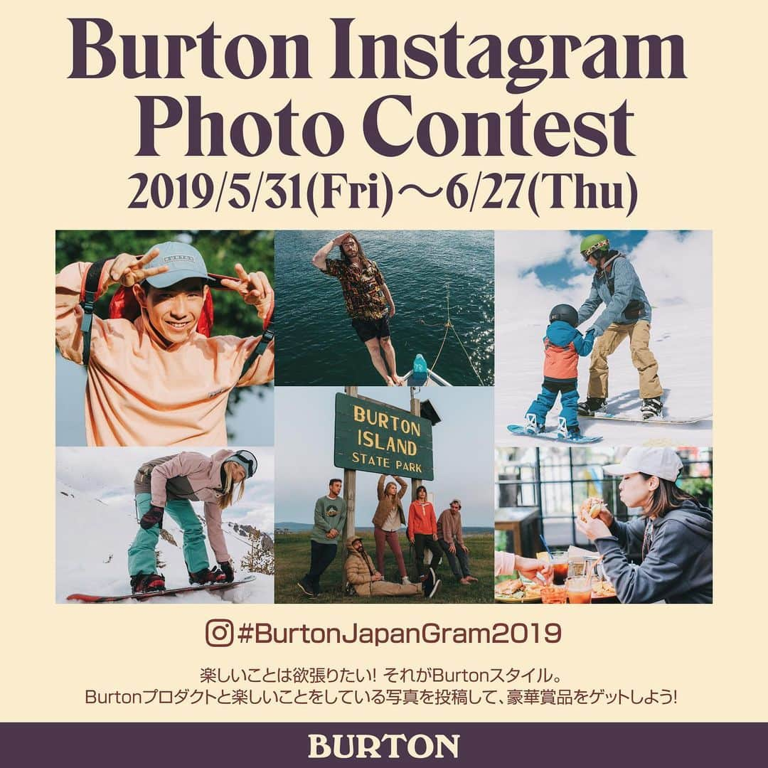 Burton Japanのインスタグラム