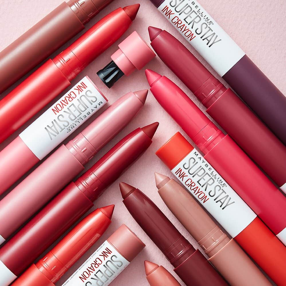 Maybelline New Yorkさんのインスタグラム写真 - (Maybelline New YorkInstagram)「💥DROP EVERYTHING!💥Our NEW #superstayinkcrayon’s are HERE! These easy-to-use twist up crayons come with a built-in sharpener and range from the deepest plums to the prettiest nude shades. Tag a friend who would LOVE this collection! Check out our IG stories to see swatches of our NEW crayons!」5月31日 4時02分 - maybelline