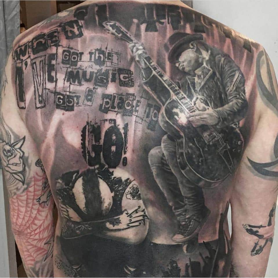 Rancidさんのインスタグラム写真 - (RancidInstagram)「Amazing back piece (source?) Send us your Rancid tattoos」5月31日 4時32分 - rancid