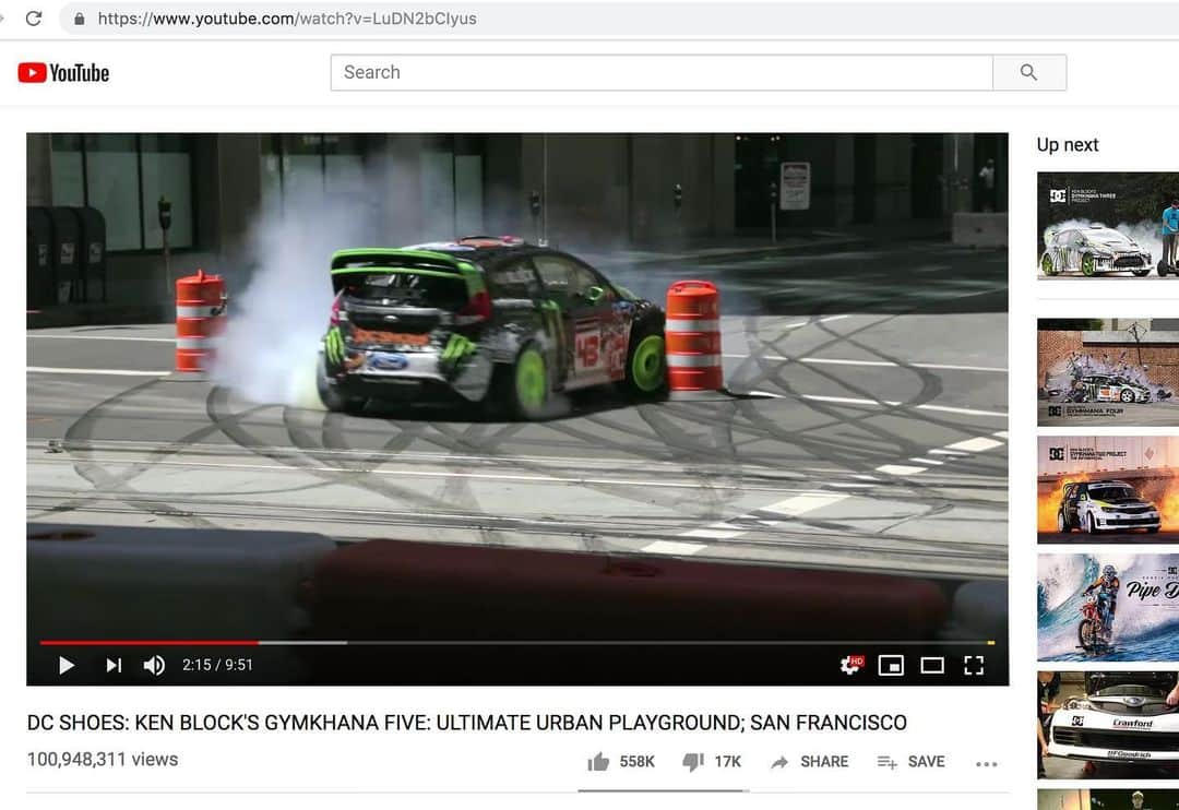 ケン・ブロックさんのインスタグラム写真 - (ケン・ブロックInstagram)「It still blows my mind that over 100 million people have watched Gymkhana FIVE since it first came out. That’s almost 1/3rd of the entire U.S. population (using that as reference, I know a ton of you who have watched are from outside the U.S.!). That’s HUGE! So, for this week’s YouTube episode I’m answering your questions about the making of Gymkhana FIVE. Hit the link in my bio to up your knowledge on my biggest video project to-date! #100million #GymkhanaFIVE #FordFiesta」5月31日 4時55分 - kblock43