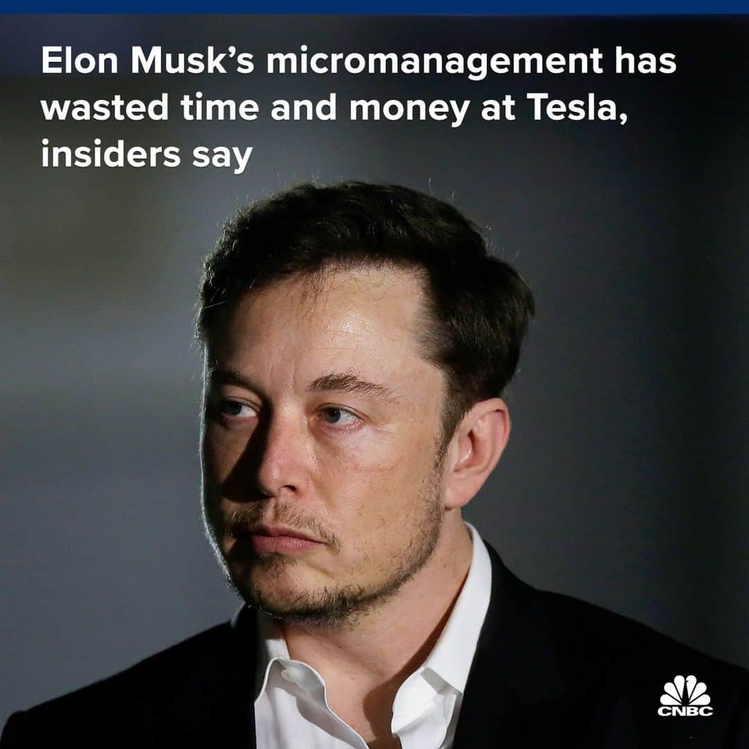 CNBCさんのインスタグラム写真 - (CNBCInstagram)「Interviews with 35 current and former Tesla employees depict Elon Musk as an ambitious CEO whose drive to make everything from scratch sometimes impaired his decision-making, leading him to approve expensive projects that failed and delayed production. ⠀ ⠀ Musk is described as a polarizing figure who inspires but micromanages to an extreme. He has been known to approve expensive, high-tech projects against the advice of his own direct reports.⠀ ⠀ Employees also say Tesla relies on disconnected custom apps that make it hard to keep track of project budgets and parts.⠀ ⠀ You can read more from our interviews with Tesla employees at our link in bio. ⠀ *⠀ *⠀ *⠀ *⠀ *⠀ *⠀ *⠀ *⠀ #elonmusk  #tesla #spacex #inspiration #technology #space #teslamotors #entrepreneur #future #tech #falconheavy #design #startup #model3 #business #rocket #hyperloop #startups #innovation #spacetravel #entrepreneurlife #electric #electriccar #leadership #science #teslamodel3 #startuplife #success #motivation #cnbc」5月31日 11時00分 - cnbc