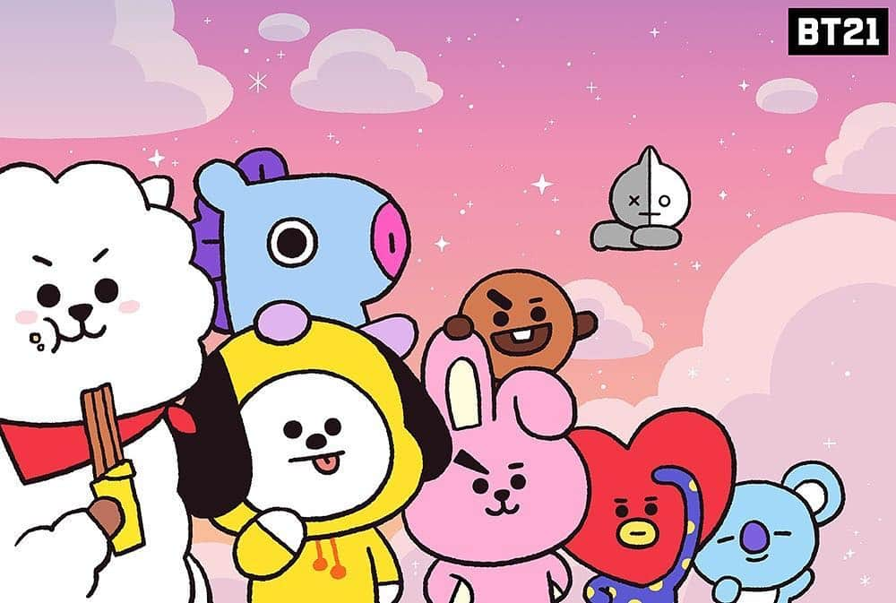 BT21 Stars of tomorrow, UNIVERSTAR!のインスタグラム