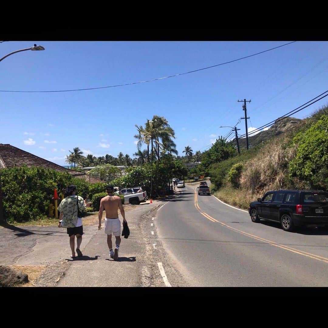 KO-TAさんのインスタグラム写真 - (KO-TAInstagram)「KOJIと共にカイルア〜クアロアランチ〜カフク〜ハレイワ〜ドールプランテーション〜カカアコの旅🚙🍍 #Hawaii #oahu #kailua #lanikaibeach #kahuku #haleiwa #northshore #doleplantation #kakaako」5月31日 6時48分 - kota_swankydank