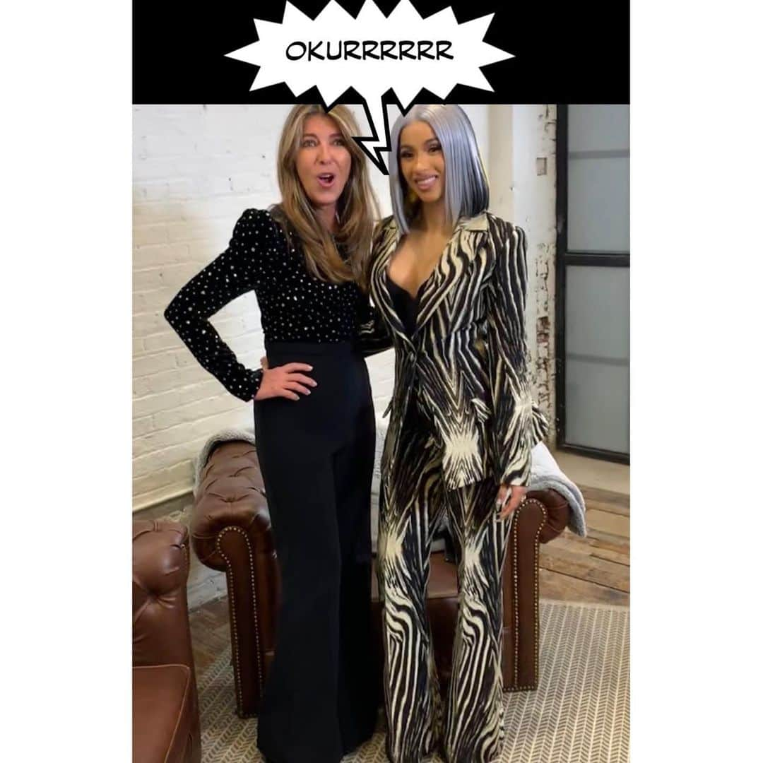 ニーナ・ガルシアさんのインスタグラム写真 - (ニーナ・ガルシアInstagram)「Okurrrrr? Cardi B is here to inspire the final 5 designers with guest judge Linda Fargo. Tune in tonight 9/8c on @bravotv. @projectrunwaybravo  @iamcardib #PRESS  @lindafargo」5月31日 7時25分 - ninagarcia