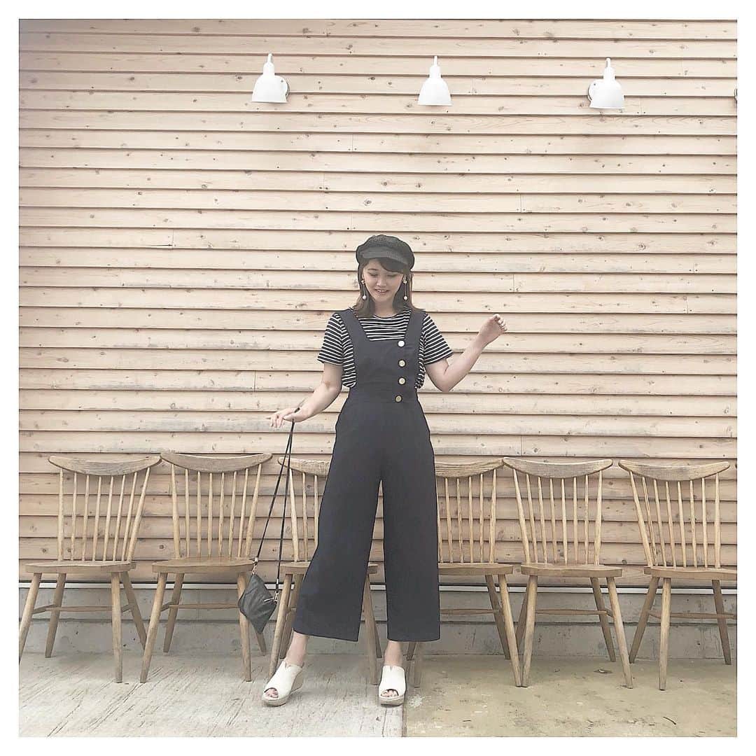 清家麻里奈のインスタグラム：「いつかのcode✨全身zara✨  #zara #ザラ #ザラジョ #ザラコーデ #マリンコーデ #code #コーデ #服 #fashion」