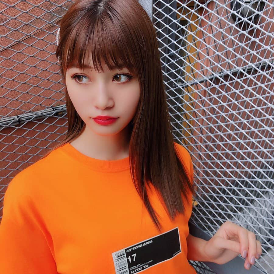 生見愛瑠さんのインスタグラム写真 - (生見愛瑠Instagram)「🧡💥🧡💥 #めるのふく #めるサイズ ＃ootd」5月31日 20時02分 - meru_nukumi