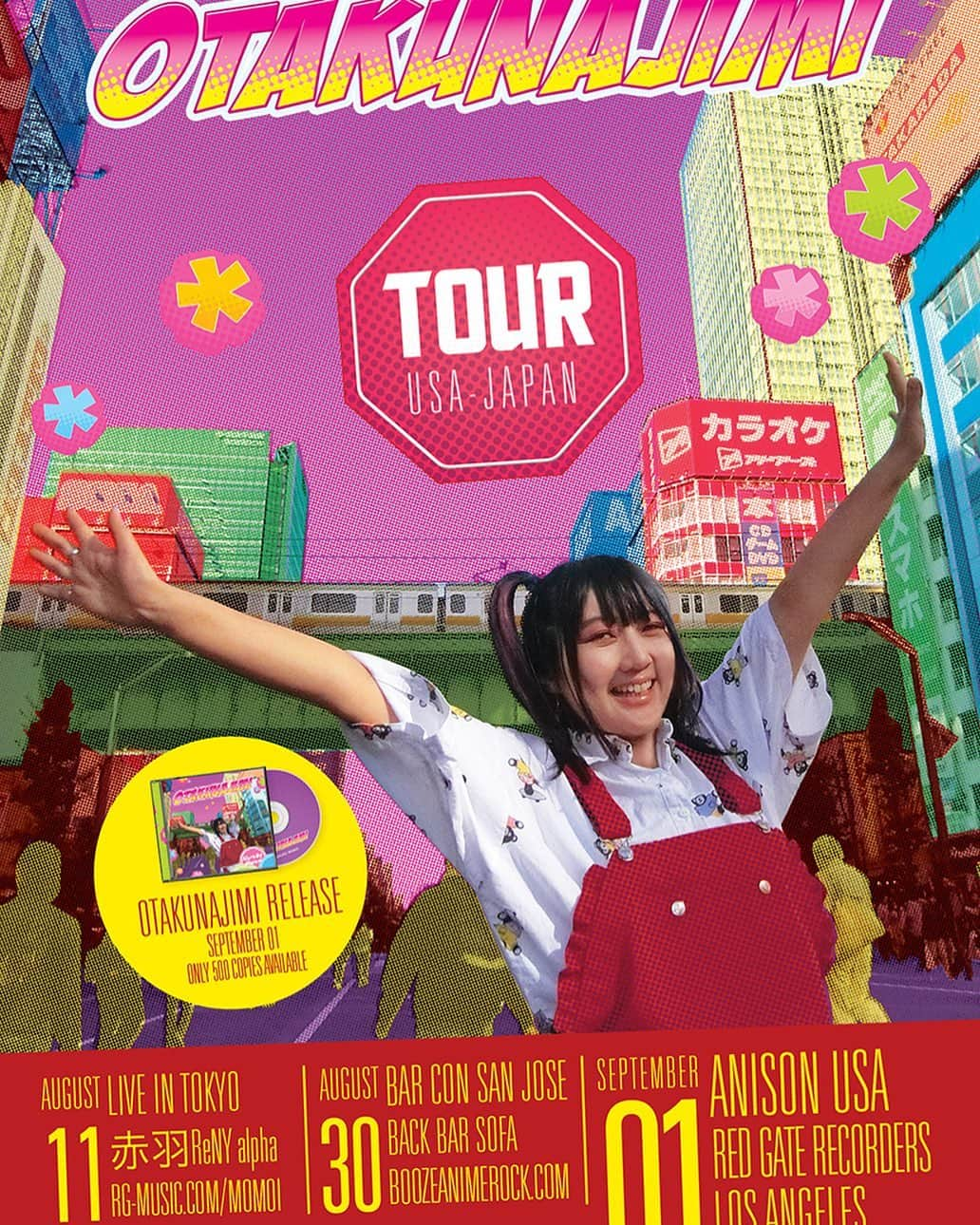 桃井はるこのインスタグラム：「I'll go to the US this summer😊 https://youtu.be/vKSOHVK-XpM #anison #anisonusa #momoiktkr #桃井はるこ」