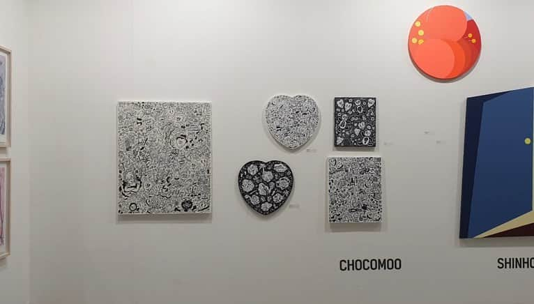 chocomooさんのインスタグラム写真 - (chocomooInstagram)「@artbusankorea 🇰🇷🇰🇷 Plz come visit @gallery_stan booth if you are in Busan now!🖋 #artbusankorea #Chocomoo」5月31日 12時14分 - yukachocomoo