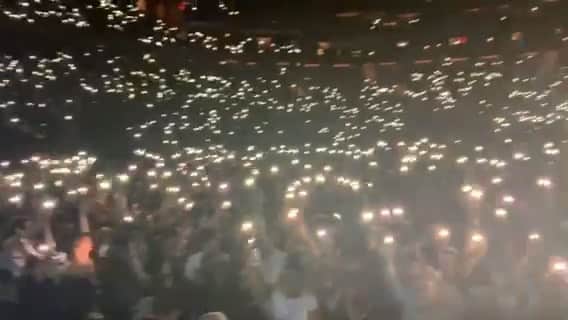 ファンクマスター・フレックスのインスタグラム：「Another arena... Another concert.. Madison Square Garden... FunkFlex on the set! @anderson._paak brings em out! Wow! Nobody better at this than me!🤷🏿‍♂️👑 !!!!! @litdigitaldjs Vid Via: @djhrnyc」