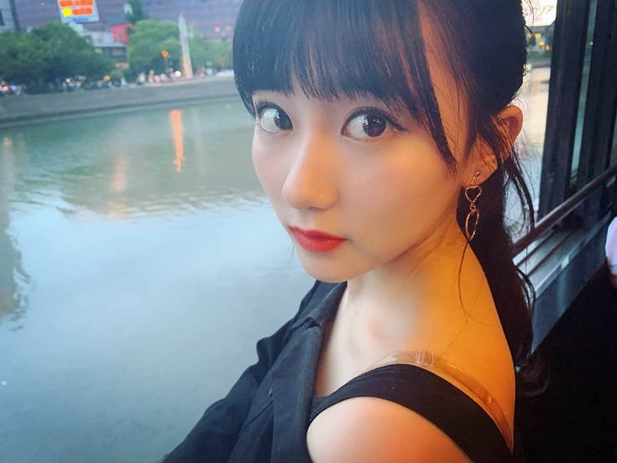 田中美久さんのインスタグラム写真 - (田中美久Instagram)「#ponytail #offshoulder #❤️」5月31日 13時18分 - mikumonmon_48