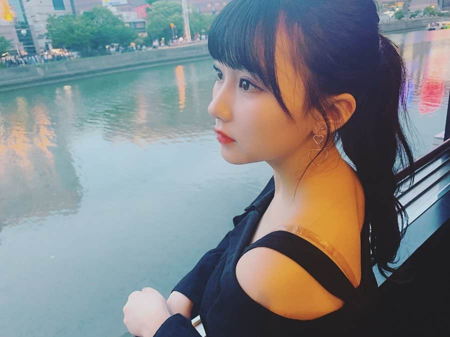 田中美久さんのインスタグラム写真 - (田中美久Instagram)「#ponytail #offshoulder #❤️」5月31日 13時18分 - mikumonmon_48