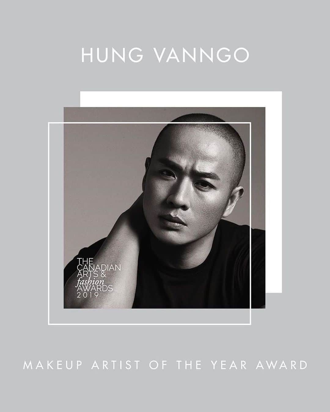 Hung Vanngoさんのインスタグラム写真 - (Hung VanngoInstagram)「I am thrilled/honoured to be the winner of the inaugural Makeup Artist of the Year Award at the 6th @cafawards!!! Canada has nurtured so many talents. Many thanks to @vickymilner6 & everyone on the jury who voted for me. Also special thanks to @maisonvalentino @thatgirlbeverly for dressing me up for this special night! ❤️❤️❤️❤️」5月31日 13時31分 - hungvanngo