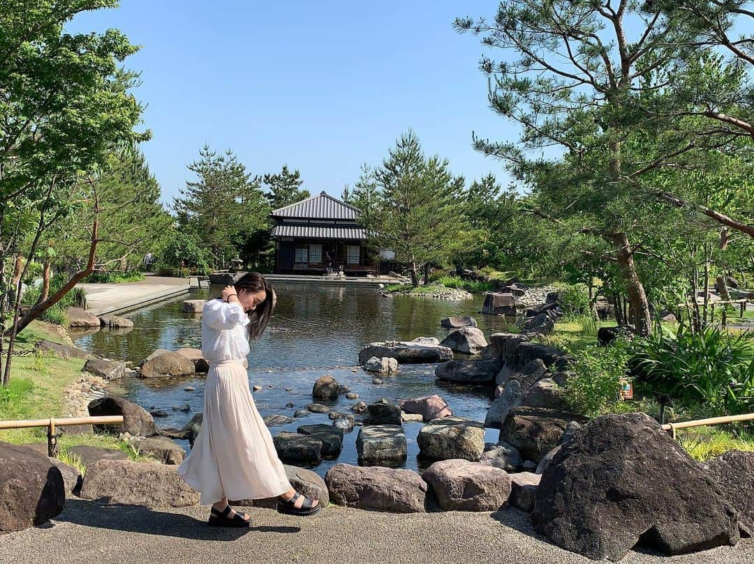 樋口新葉さんのインスタグラム写真 - (樋口新葉Instagram)「1週間前くらい🍀🌳☘️☀️ 朝も夜も寒くないのは嬉しいけど、このくらいの気温でいいや。  夏はあつすぎるー🌞  リンクがちょうどいいね👍」5月31日 13時48分 - wakababy_sk8r