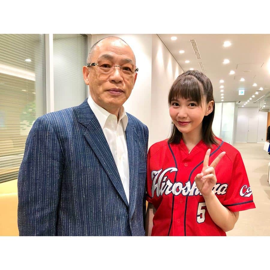 西脇彩華さんのインスタグラム写真 - (西脇彩華Instagram)「＊ MBS『戦え！スポーツ内閣』 ありがとうございました💓 武井さん、亜美さん、落合さんと📸✨☺️ ・ 阪神巨人戦で阪神が勝利したあとの生放送！ スタジオも凄い盛り上がりでした！ ・ そんな中、広島代表で出させていただきました！！ 戸惑いが半端なかったのですが笑笑、スタジオのあたたかさに感謝しつつ、皆さんの野球熱に関心しながら楽しく参加させてもらいました！！！🤣🤣 野球ファンの皆様、お邪魔しました。🙏 ・ 落合さんのお話は本当にかっこよくて改めてすごい方にお会いしているなと噛みしめました✨ #MBS #スポーツ内閣 #9nine #西脇彩華 #ちゃあぽん」5月31日 13時50分 - chapon_930