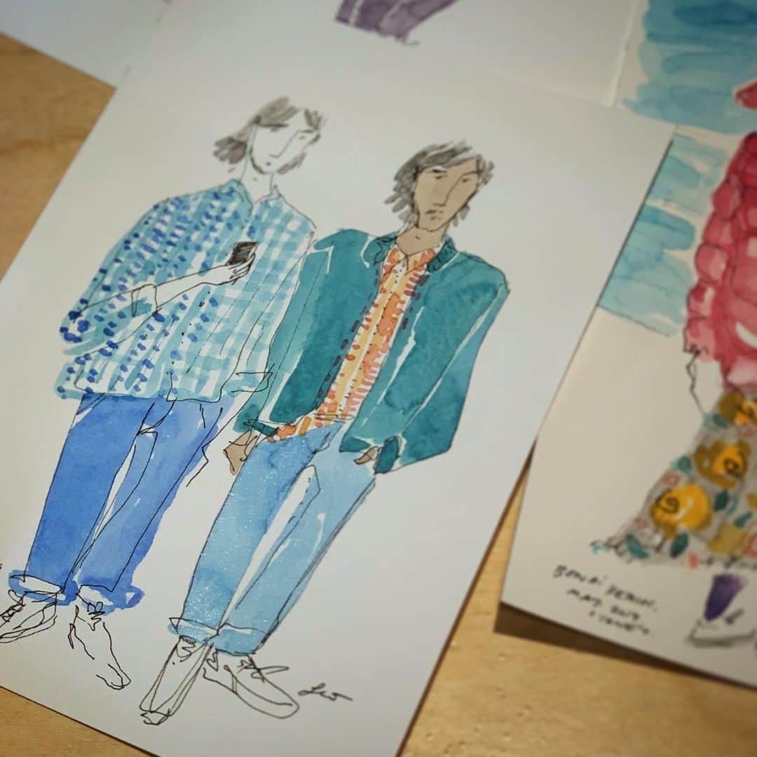 のインスタグラム：「Check out our Instagram story to see @leo.greenfield creating artworks in the Akira Isogawa maker space.」