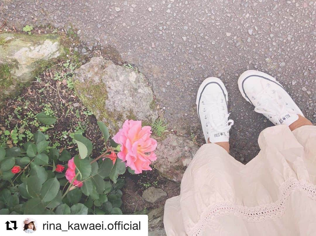 大原優乃さんのインスタグラム写真 - (大原優乃Instagram)「りぃさぁぁぁん🥺 おさがりで頂いたお洋服を着てにやける日々です！ お身体に気をつけてください…♡ . #Repost @rina_kawaei.official with @get_repost ・・・ ゆうちゃんシューズで☺︎」5月31日 20時16分 - yuno_ohara