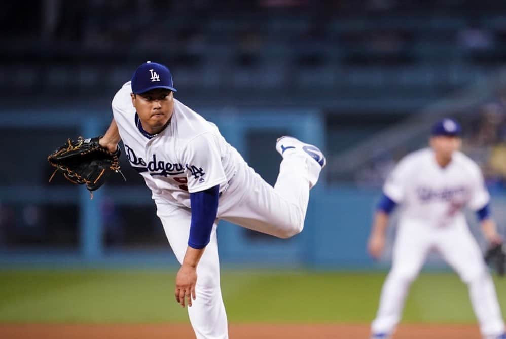 柳賢振さんのインスタグラム写真 - (柳賢振Instagram)「Keep going~#dodgers」5月31日 14時54分 - hyunjinryu325