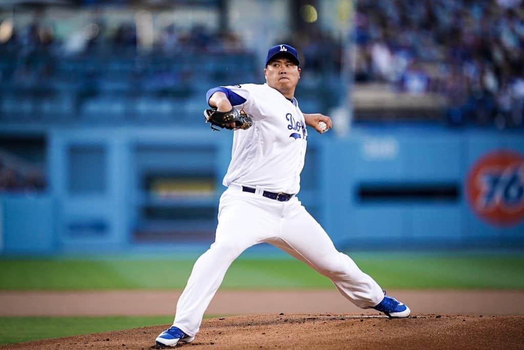 柳賢振のインスタグラム：「Keep going~#dodgers」