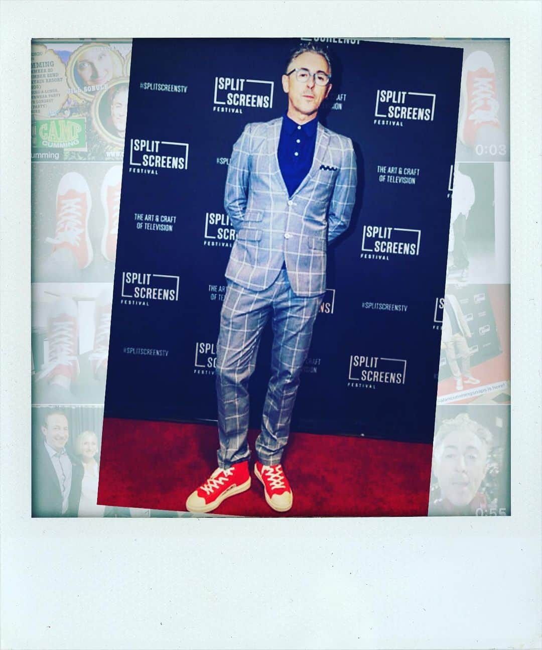 アラン・カミングさんのインスタグラム写真 - (アラン・カミングInstagram)「Last night at the @splitscreenstv festival, promoting season 2 of @instinctcbs in a @paisleyandgray suit and @zouriveganshoes  #cbs #instinct #veganshoes #vegan #dapperdan #whoring #willtheyrenewus #showbiz」5月31日 15時05分 - alancummingreally