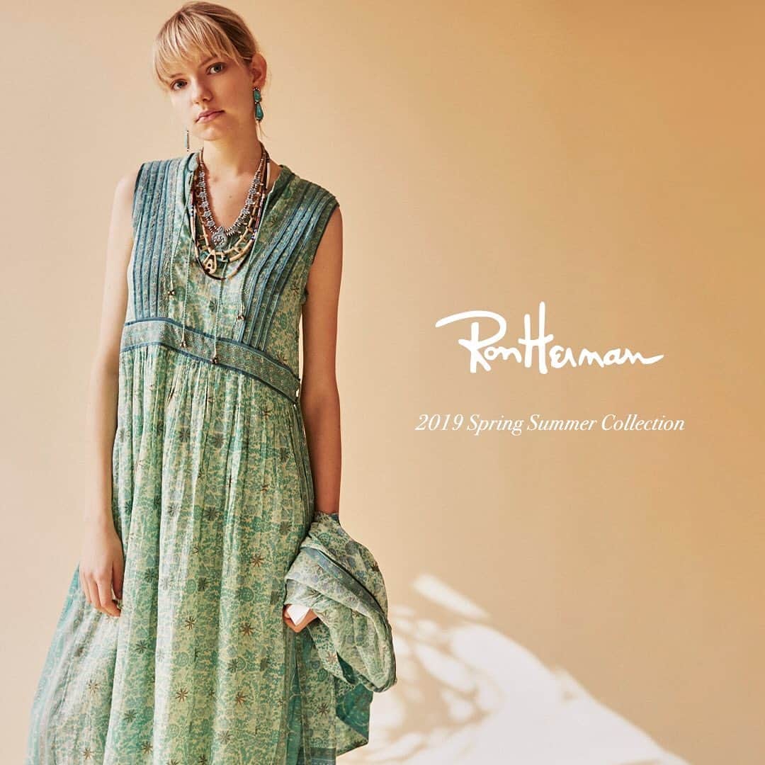 ロンハーマン ビンテージライク マキシドレス Ron Herman - Ron