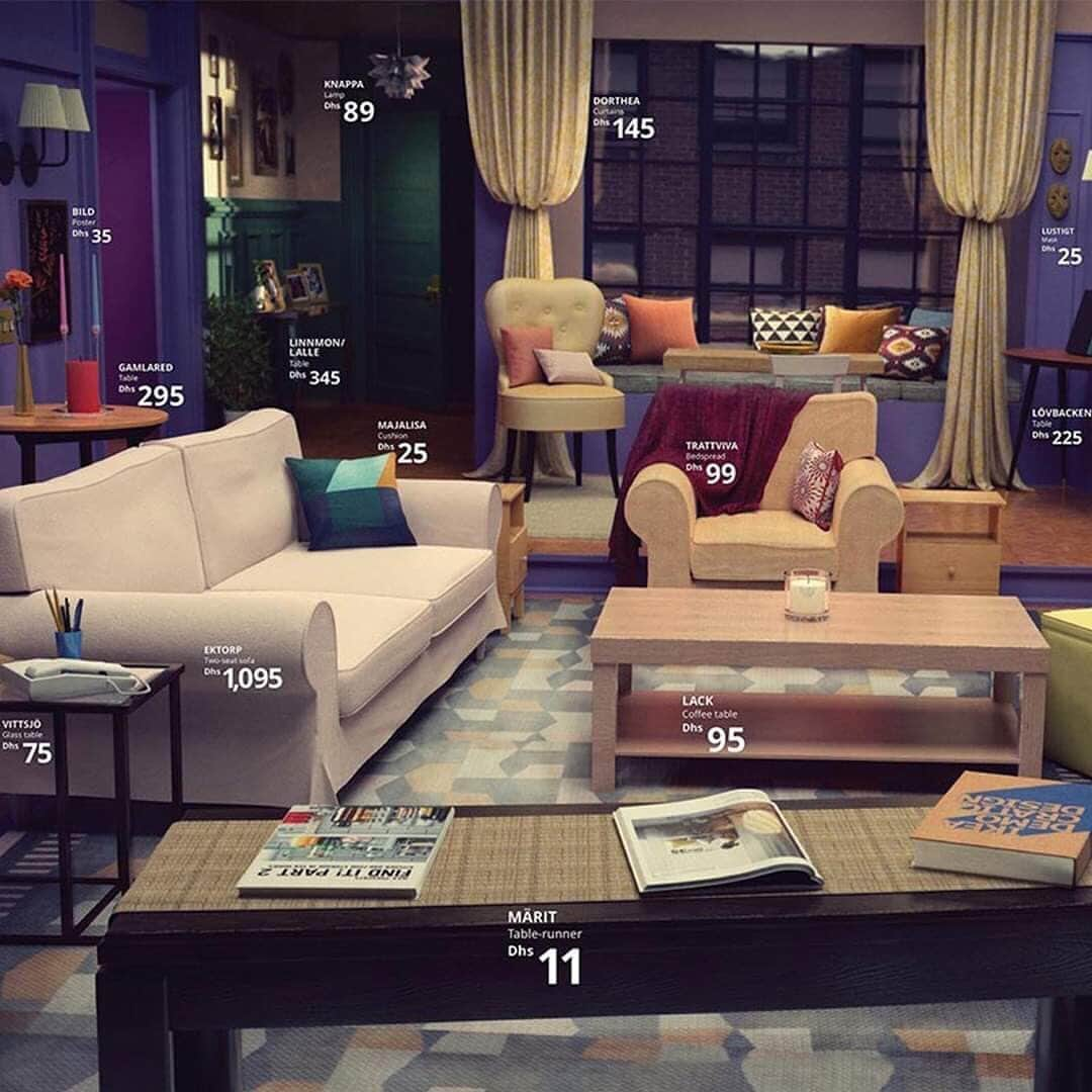 HYPEBEASTさんのインスタグラム写真 - (HYPEBEASTInstagram)「#hypelife: @ikeausa has recreated the iconic living rooms of @thesimpsons, @strangerthingstv and @friends using its current selection of furniture for its Real Life Series. Head on over to IKEA to get the same look for your home. Photo: IKEA」5月31日 15時56分 - hypebeast