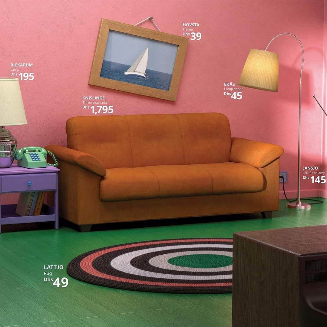 HYPEBEASTさんのインスタグラム写真 - (HYPEBEASTInstagram)「#hypelife: @ikeausa has recreated the iconic living rooms of @thesimpsons, @strangerthingstv and @friends using its current selection of furniture for its Real Life Series. Head on over to IKEA to get the same look for your home. Photo: IKEA」5月31日 15時56分 - hypebeast