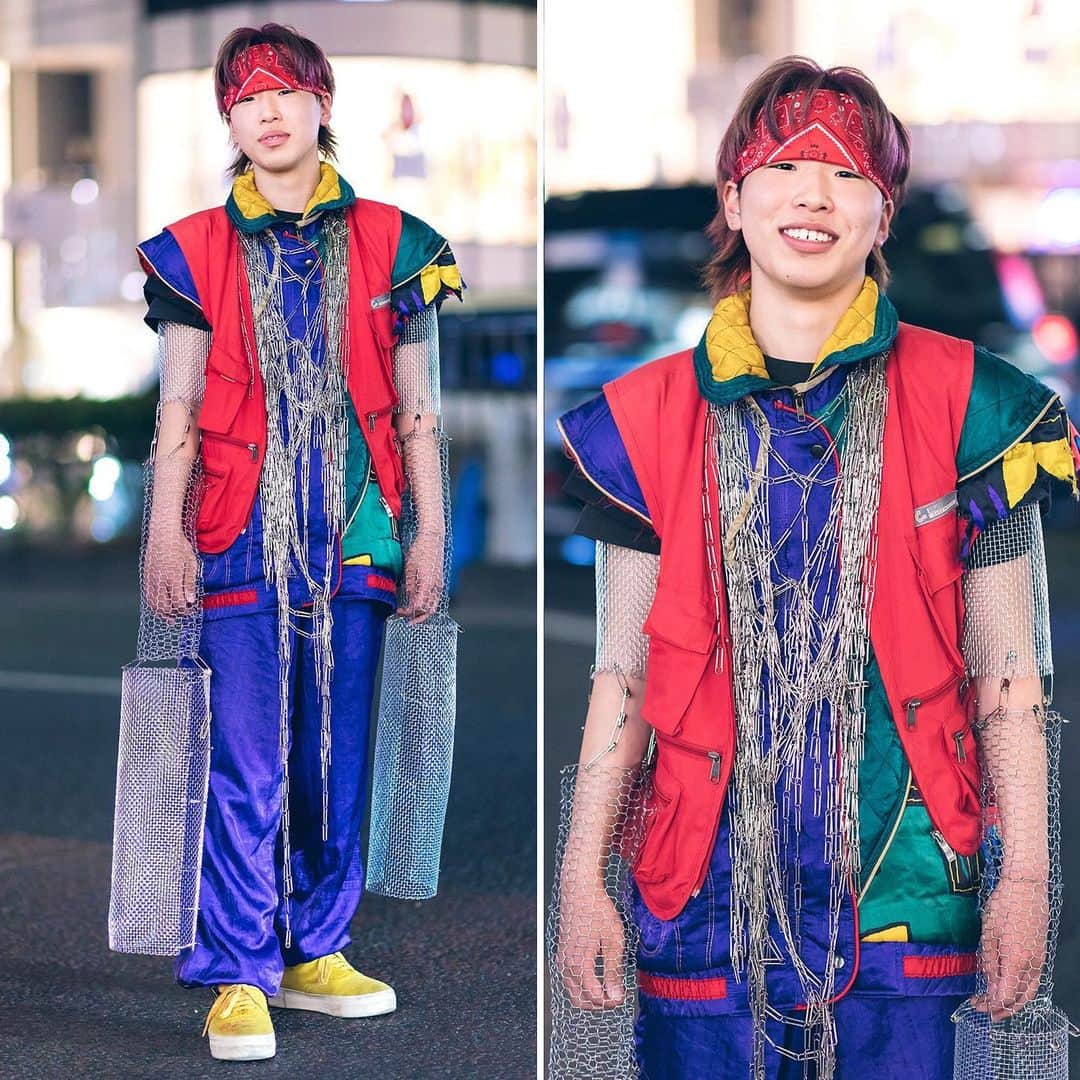 Harajuku Japanさんのインスタグラム写真 - (Harajuku JapanInstagram)「16-year-old Japanese students Shunsuke (@masukosuko_02), Mami Creamy (@mami.creamy_), and Shochan (@kozalu_kun) on the street in Harajuku wearing handmade and remake fashion plus items from Never Mind the XU, Focus, Eytys, Codona De Moda, Warp, and Mom I Love Fashion (MILF).」5月31日 16時18分 - tokyofashion