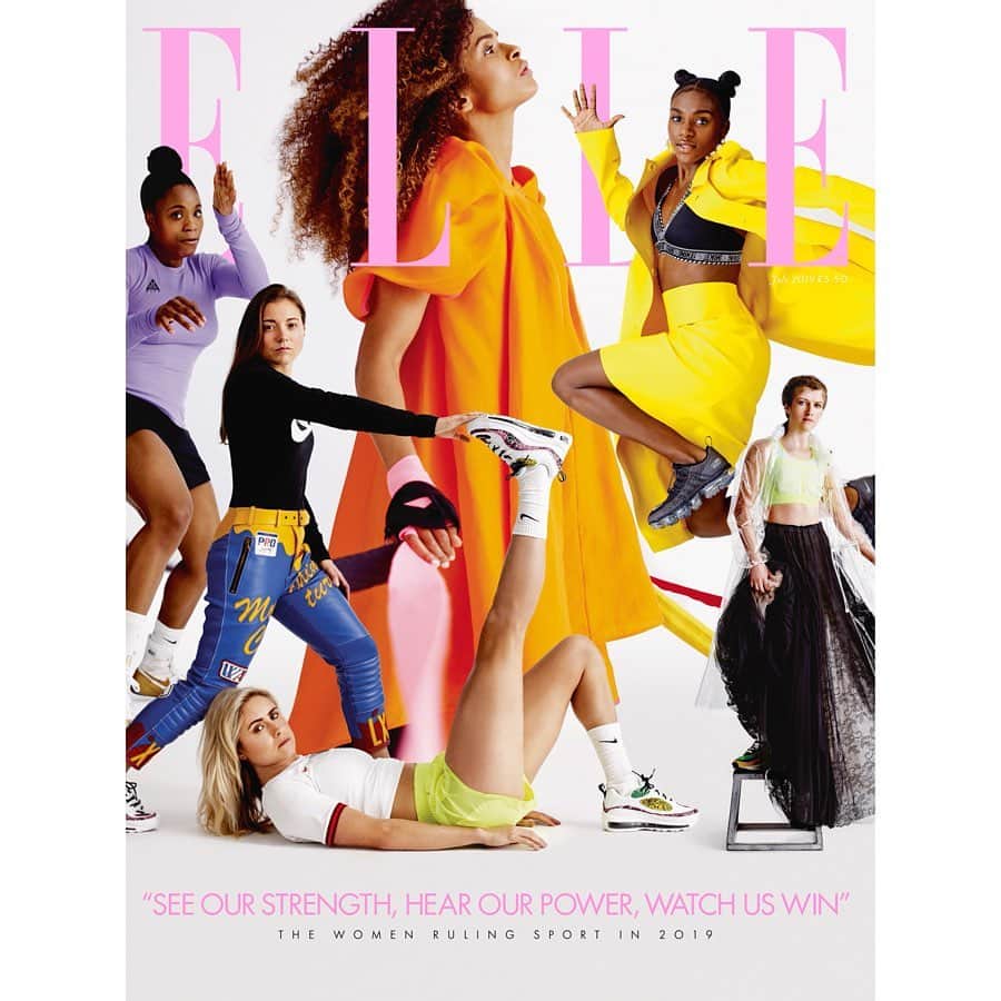 ELLE UKさんのインスタグラム写真 - (ELLE UKInstagram)「‘See our strength, hear our power, watch us win’ 👊 These are the women changing the face of sport. The July issue of ELLE is out now.」5月31日 17時16分 - elleuk