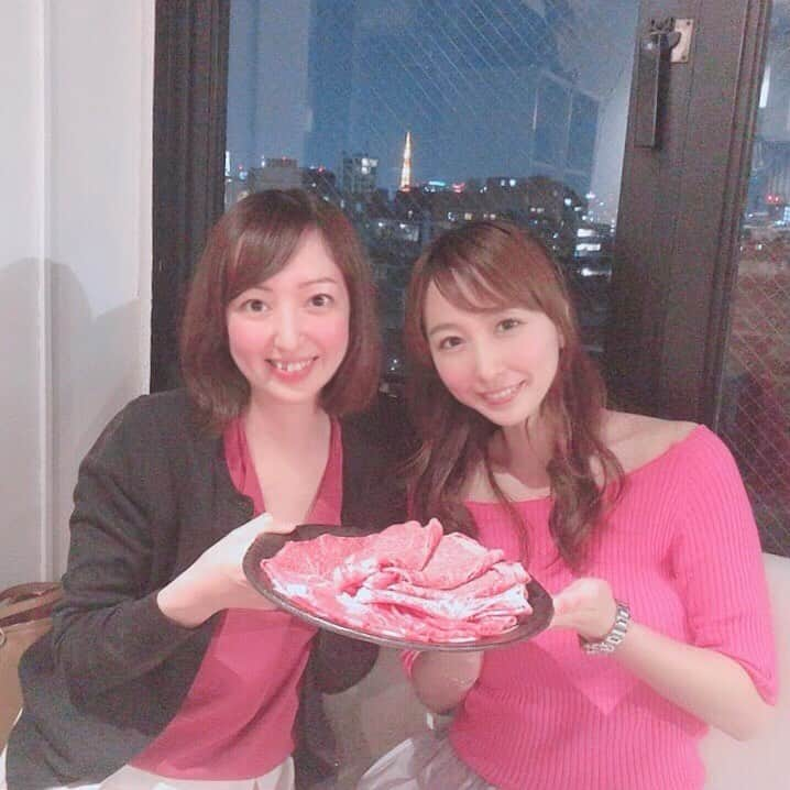 長久梨那さんのインスタグラム写真 - (長久梨那Instagram)「． 今月はお友達に会う月間❣️❣️ いっつもお肉🍖( '-' 🍖 )ｵﾆｸﾁｬﾝ #四一一 のお料理どれもめっちゃおいしかったー😋💓 #しゃぶしゃぶ #ヨイチ #肉 #肉寿司 #東京 #恵比寿 #グルメ #東京グルメ #グルメ女子 #グルメ情報 #食べスタグラム #フォローミー #japan #girl #girls #japanesegirl #tokyo #ebisu #japanesefood #japanesegourmet #gourmet #shabushabu #meat #sushi #instagourmet #instagood #instadaily #followme #🍖」5月31日 18時06分 - rinanagahisa