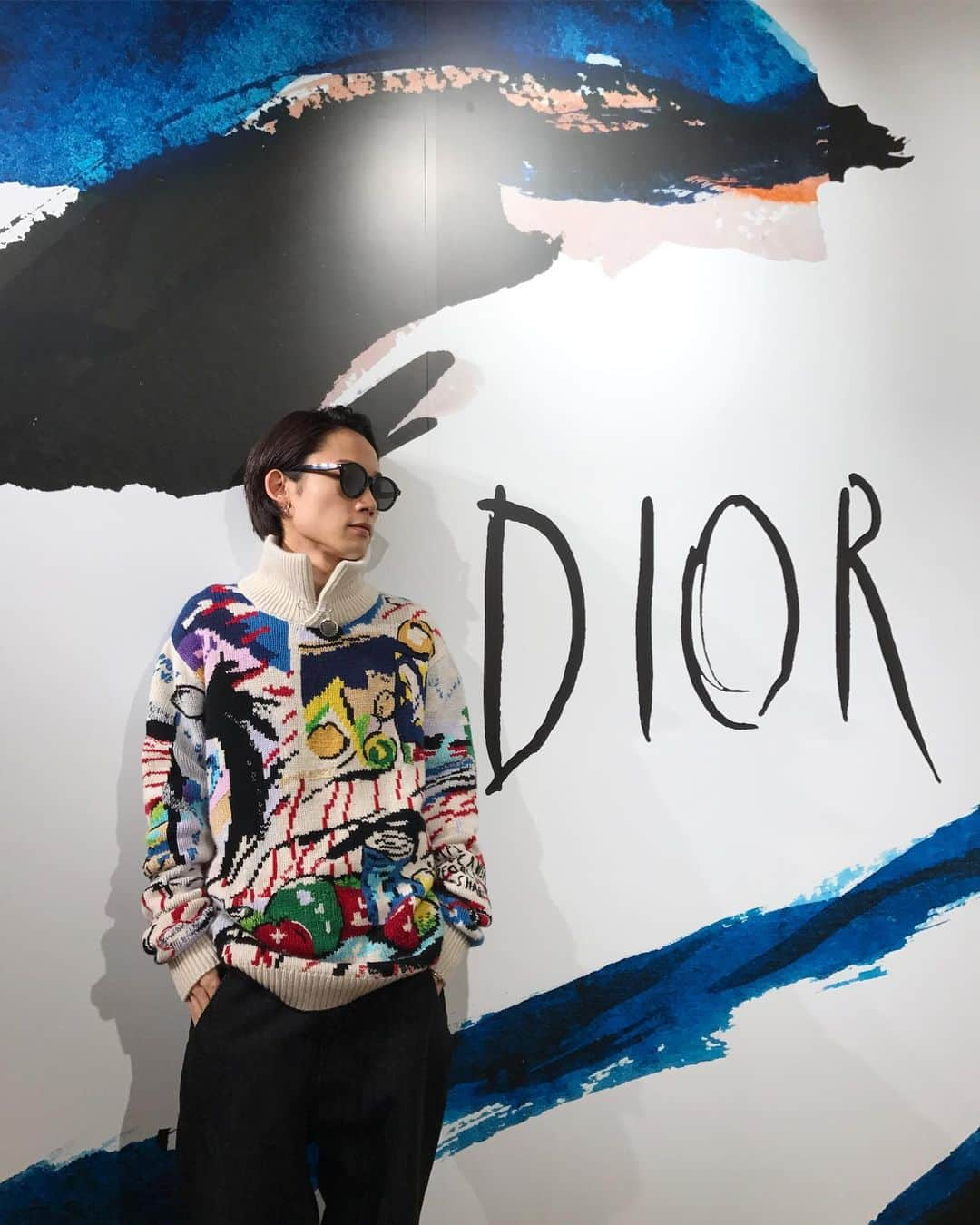 花沢将人さんのインスタグラム写真 - (花沢将人Instagram)「DIOR MEN WINTER 2019-2020 Exclusive Press Presentation🌈🌈🌈 #dior1920AW」5月31日 20時29分 - masatohanazawa_official