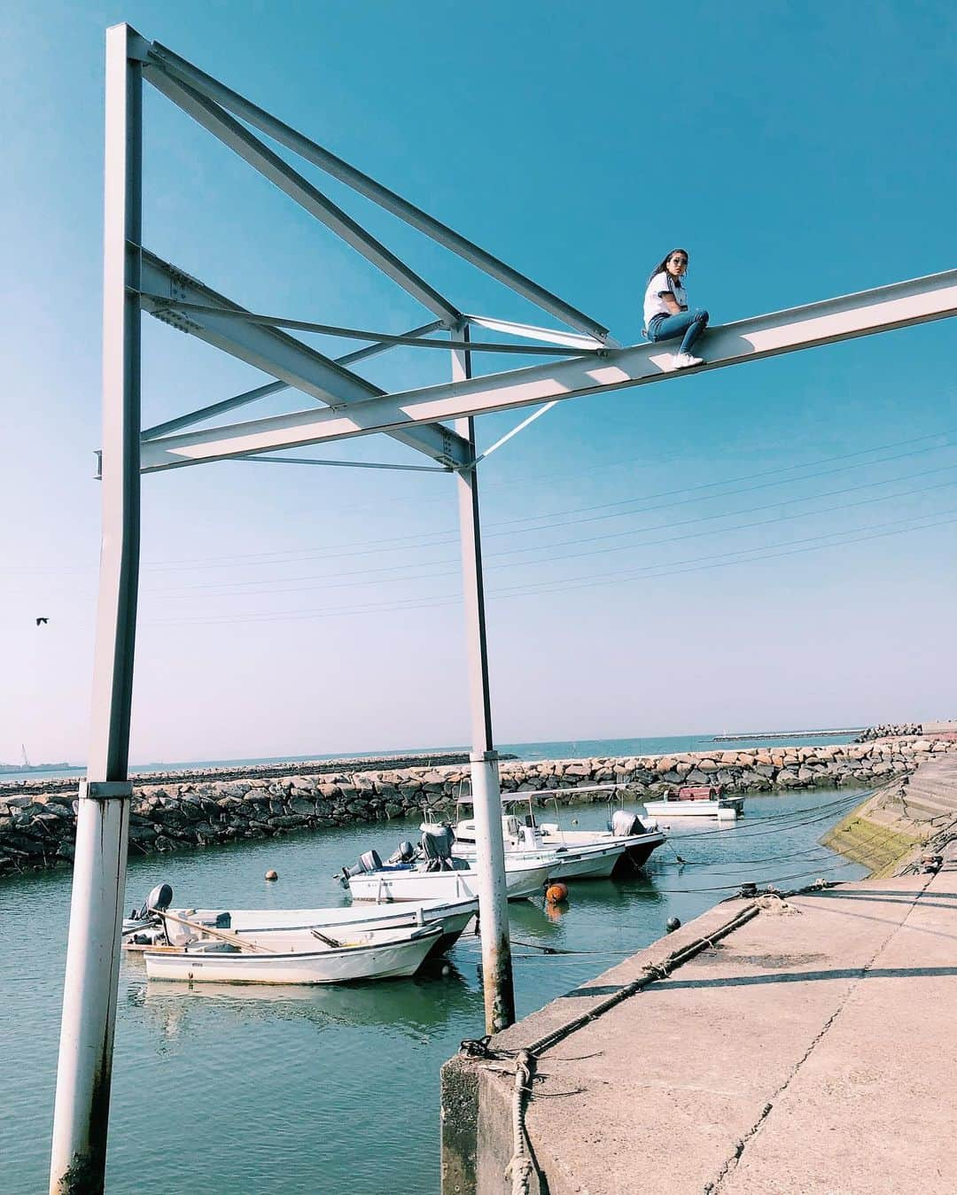 野中生萌さんのインスタグラム写真 - (野中生萌Instagram)「Endless blue sea🌊✨🏝⛵️#instadaily」5月31日 20時55分 - nonaka_miho