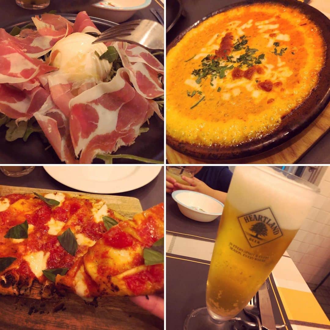 堀井亜生さんのインスタグラム写真 - (堀井亜生Instagram)「金曜は近所のイタリアンへ。  ピザとラザニア食べました！  明日は習い事の一日。 頑張ろう。  #金曜は外食  #すでに眠い」5月31日 21時24分 - aoi_horii
