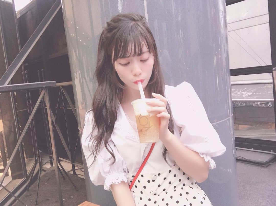 宇佐美幸乃さんのインスタグラム写真 - (宇佐美幸乃Instagram)「一番好きな飲み物。  KOI の マンゴー緑茶マキアート  たくさん写真撮ったからせっかくなら全部のせる  #タピオカ #タピオカ巡り  #タピオカ部 #原宿 #アイドル #コメント大歓迎 #フォロワー募集中」5月31日 22時25分 - usami_yukino