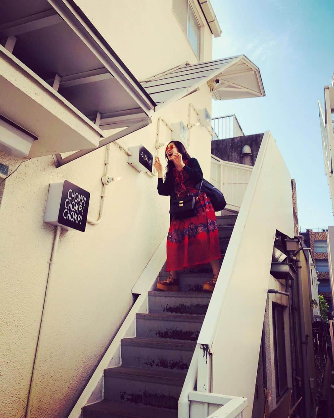 千眼美子さんのインスタグラム写真 - (千眼美子Instagram)「・ 私服。 #gu #rosebud  #yosuke  #rayban  #janisjoplin」5月31日 23時01分 - yoshiko_sengen