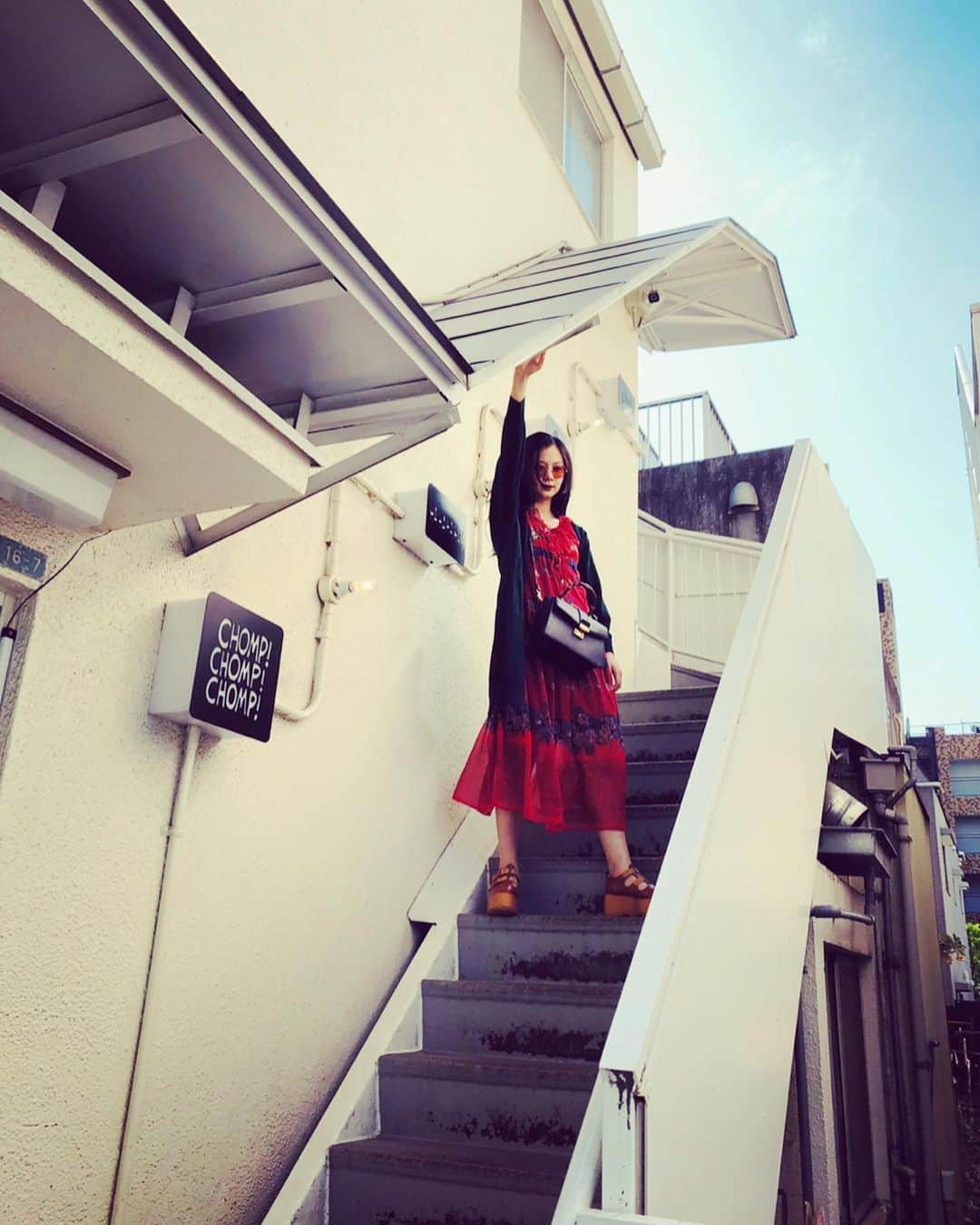 千眼美子さんのインスタグラム写真 - (千眼美子Instagram)「・ 私服。 #gu #rosebud  #yosuke  #rayban  #janisjoplin」5月31日 23時01分 - yoshiko_sengen